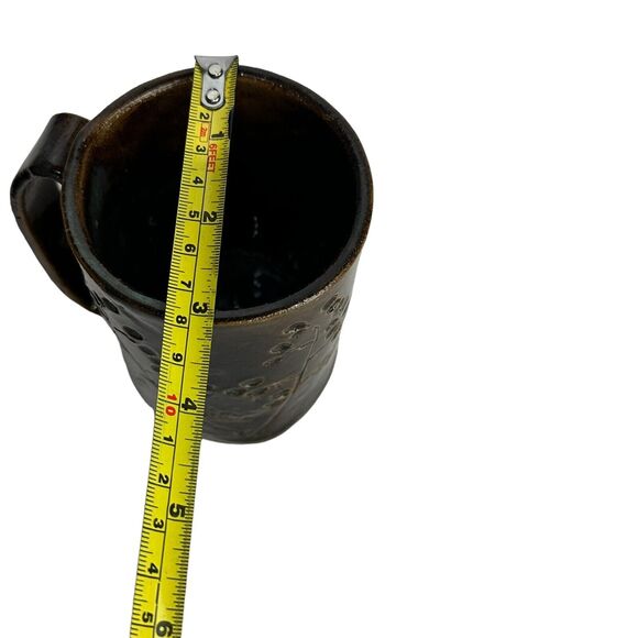 pottery coffee pour over set Artist Signed Handmade Studio Art - Picture 8 of 16